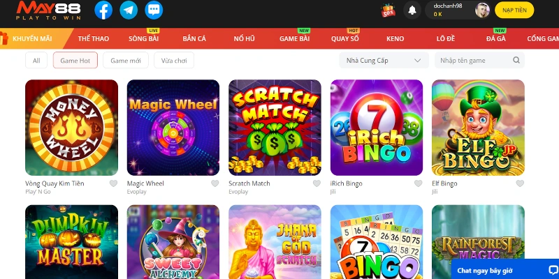 Những trò chơi phổ biến bạn có thể tham gia để tích lũy thưởng 